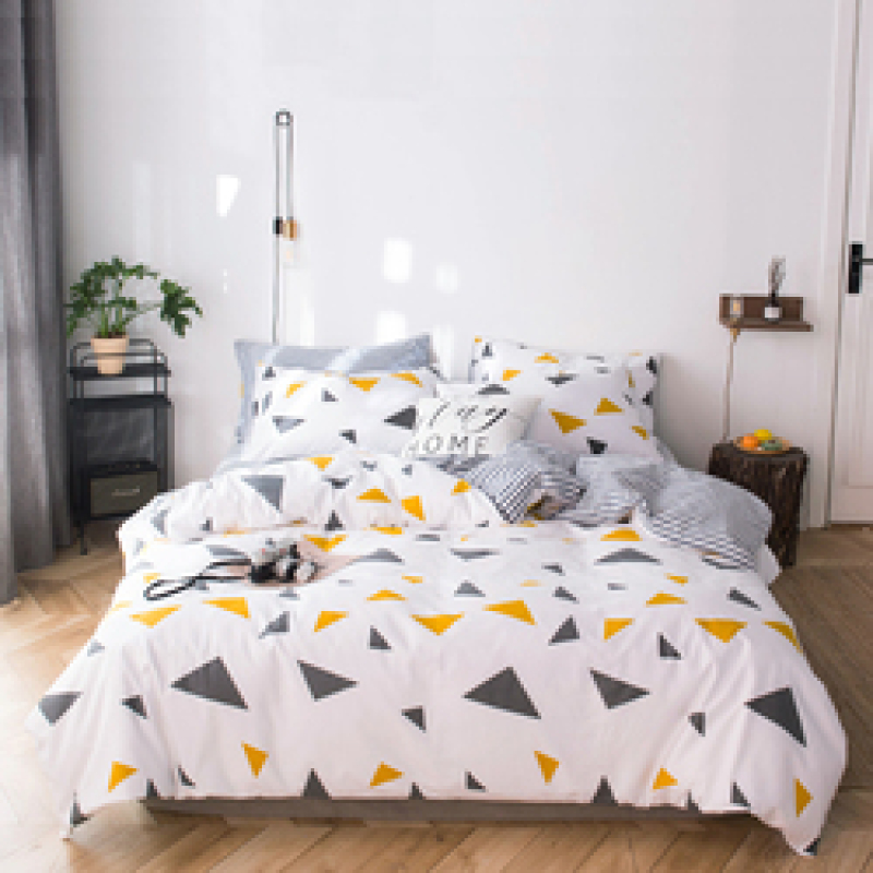 4 Pcs Bedsheets Bedding Set for Kids/ 100% Cotton Bedding Comforter Sets, Cheap Queen Size Adult Cartoon Modern 80 YK 1set 300tc