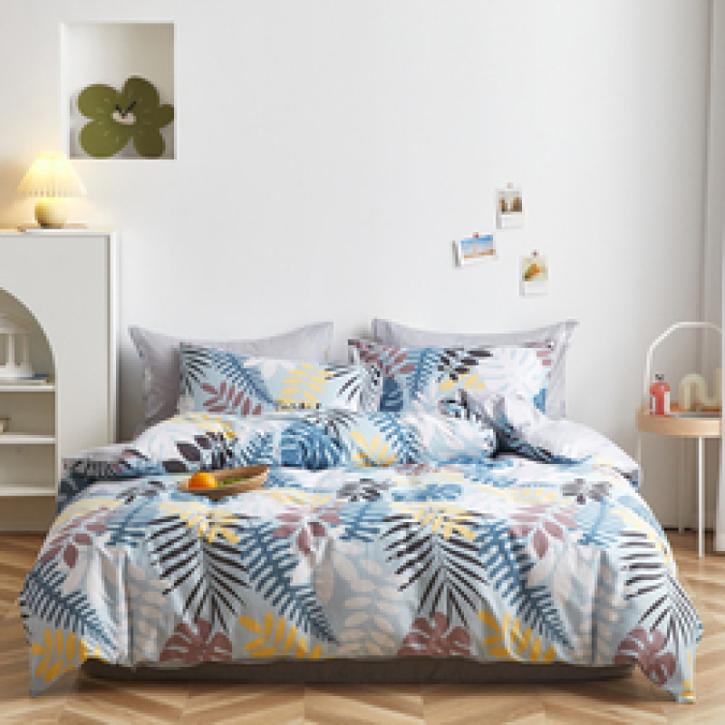 4 Pcs Bedsheets Bedding Set for Kids/ 100% Cotton Bedding Comforter Sets, Cheap Queen Size Adult Cartoon Modern 80 YK 1set 300tc