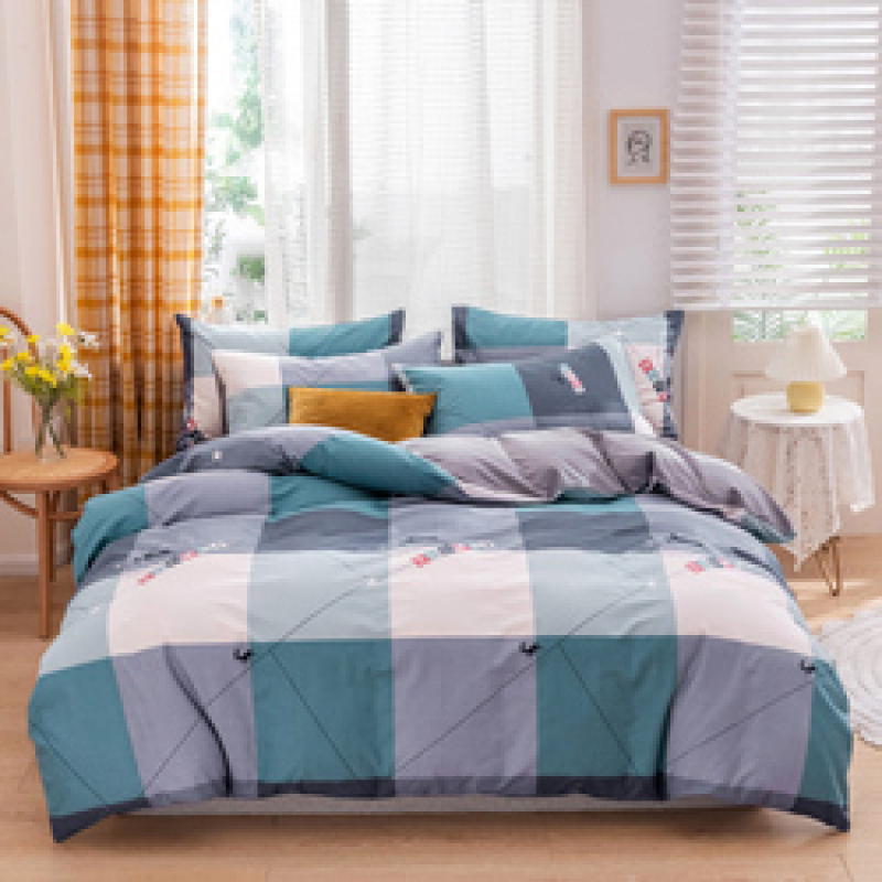 4 Pcs Bedsheets Bedding Set for Kids/ 100% Cotton Bedding Comforter Sets, Cheap Queen Size Adult Cartoon Modern 80 YK 1set 300tc