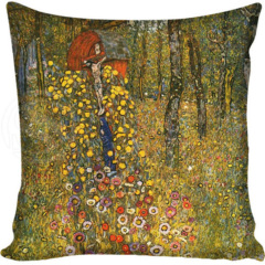 Gustav Klimt Oil Painting Pillow Case Gold Pattern Print Cushion Cover Vintage Decorative Pillow Cover Sofa Chair Pillow Case