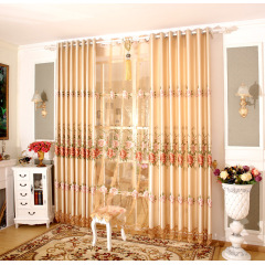 Textiles Embroidery Blackout living Room Cortinas Wholesale Luxury Curtains