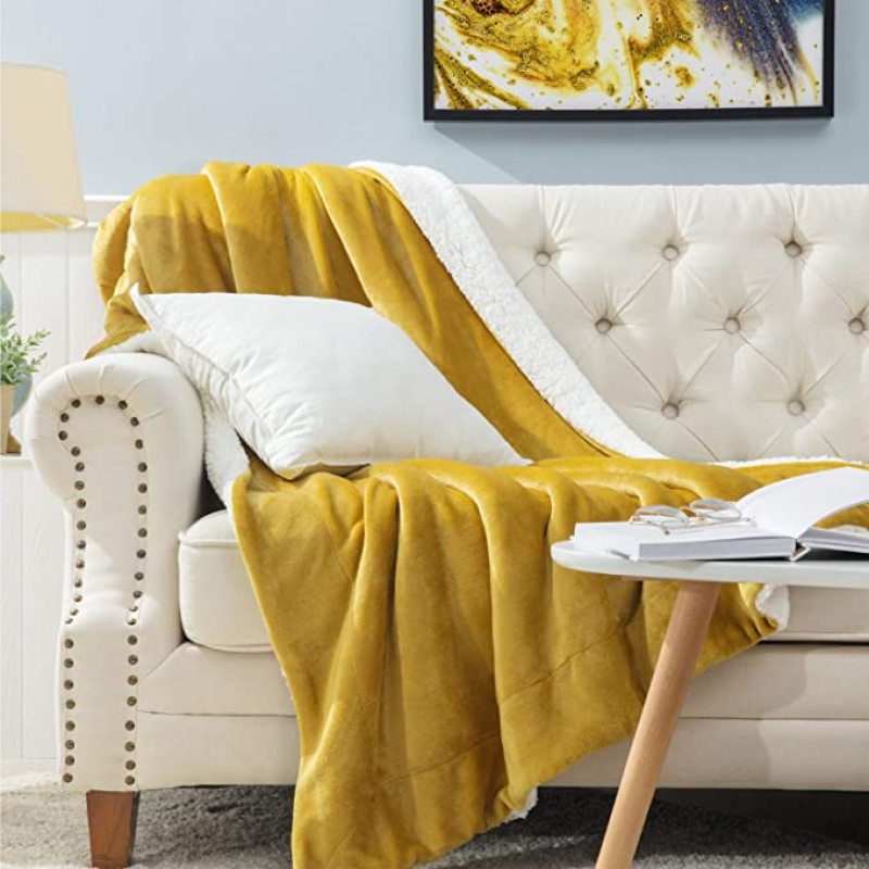 Winter Thick Blankets Double Sided Solid Color Travel Adults And Children Blanket Sofa Warm Wool Blanket Bedspread Quilt Cover