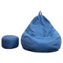 Dropshipping Factory Wholesale Lazy Bean Bag Sofa Chair Cover No Filler Floor Seat Tatami