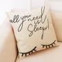 New Black And White Simple Cushion Cover, Nordic Style Home Cotton And Linen Cushion Cover /