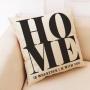 New Black And White Simple Cushion Cover, Nordic Style Home Cotton And Linen Cushion Cover /