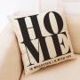 New Black And White Simple Cushion Cover, Nordic Style Home Cotton And Linen Cushion Cover /