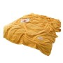 Super Soft Quilted Flannel Blankets For Beds Solid Striped Mink Throw Sofa Cover Bedspread Winter Warm Throw Blankets