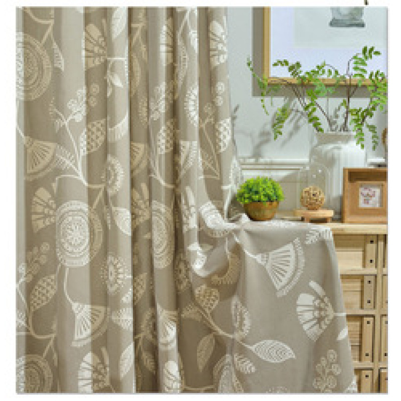 Products Supply Baby Furniture Blackout Cortinas Precios,Cheap Home Textile Curtains Printed Leaves And Floral Curtains#