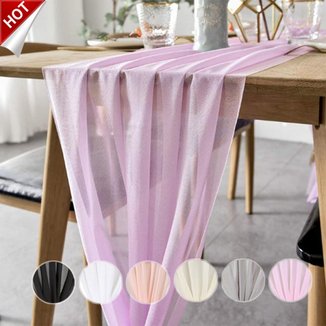 Chiffon Table Runner, Table Runners For Sale, Table Runners Fancy Wedding/