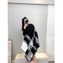 Letter Plaid H Cashmere Blanket Luxury Blanket Crochet Soft Wool Shawl Portable Warm Winter Sofa Fleece Knitted