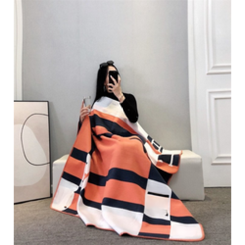 Letter Plaid H Cashmere Blanket Luxury Blanket Crochet Soft Wool Shawl Portable Warm Winter Sofa Fleece Knitted