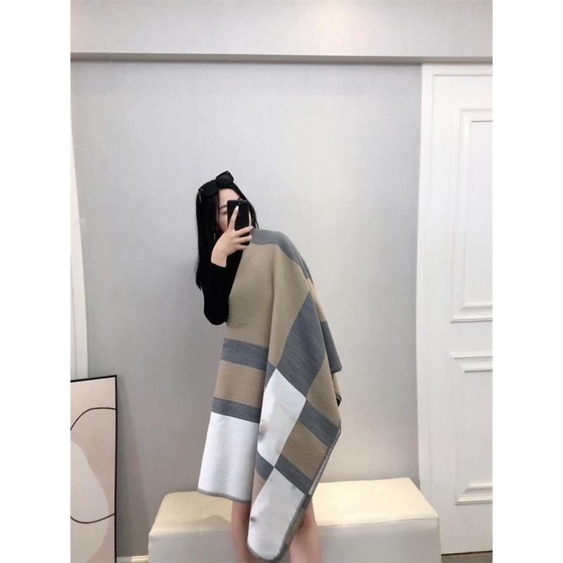 Letter Plaid H Cashmere Blanket Luxury Blanket Crochet Soft Wool Shawl Portable Warm Winter Sofa Fleece Knitted