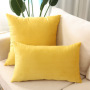 Black Velvet Pillow Covers For Sofa, Black Soft Cushion Covers /
