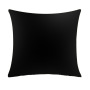 Black Velvet Pillow Covers For Sofa, Black Soft Cushion Covers /