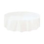 High Quality Water proof White Black Disposable Plastic Solid 108 inch round tablecloth 120 inch For Party Birthday Kitchen