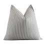 Classy Design Light Gray stripe morenike thailand woven cotton throw Printed Pillow Case Cushion Cover For Living Room