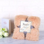 New Soft Long Shaggy Fuzzy Fur Faux Fur Warm Elegant Cozy with Fluffy Sherpa Throw Blanket Bed Sofa Blanket