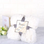 New Soft Long Shaggy Fuzzy Fur Faux Fur Warm Elegant Cozy with Fluffy Sherpa Throw Blanket Bed Sofa Blanket