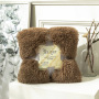 New Soft Long Shaggy Fuzzy Fur Faux Fur Warm Elegant Cozy with Fluffy Sherpa Throw Blanket Bed Sofa Blanket