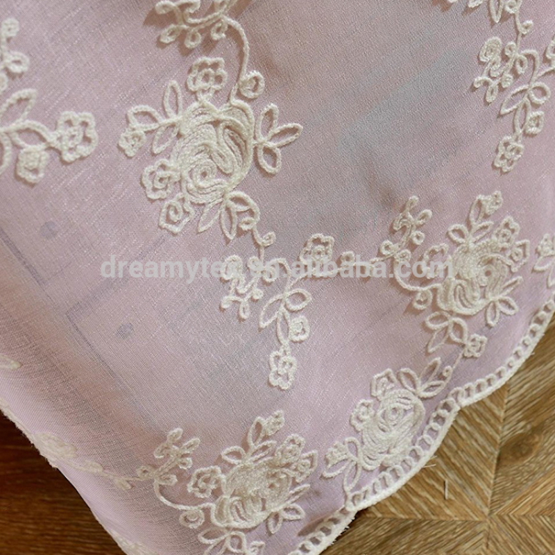 High Quality Cheap Ready Made custom stock lots austrian sheer curtains