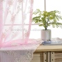 High Quality Cheap Ready Made custom stock lots austrian sheer curtains