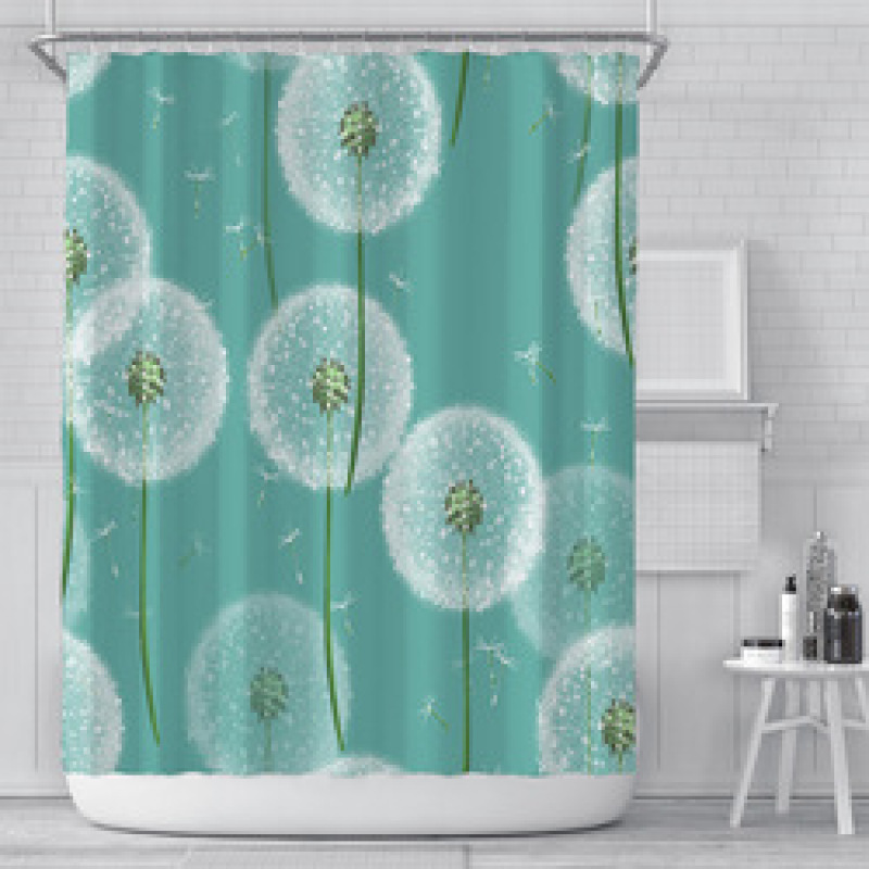 High quality durablepolyester bathroom curtain Shower Curtain geometric print design Waterproof 3D Shower Curtain