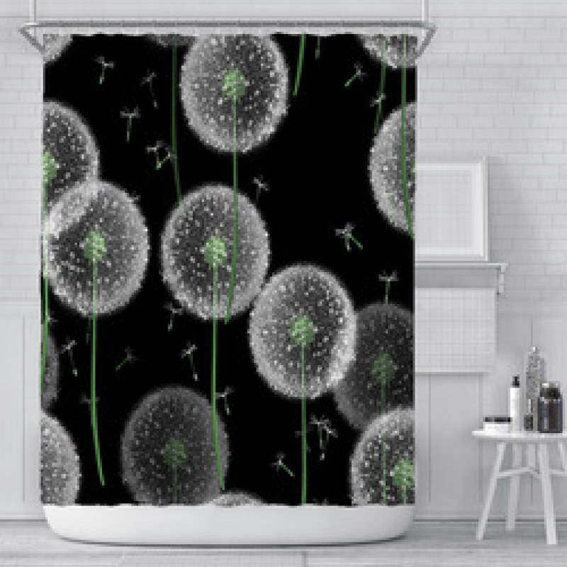 High quality durablepolyester bathroom curtain Shower Curtain geometric print design Waterproof 3D Shower Curtain