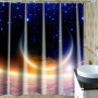 Brightly Colored Shower Curtain,3d Digital Printed Thick Shower Curtain/