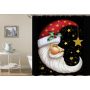 Drop Shipping Merry Christmas Two Snowmen Wearing scarves Happy Waterproof Shower Curtain/