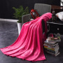 2020 new solid color blanket, blue waterproof customized blanket/