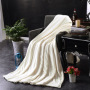 2020 new solid color blanket, blue waterproof customized blanket/