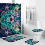 Home Goods Nature Shower Curtain 3d printed custom shower curtain with matching rug set