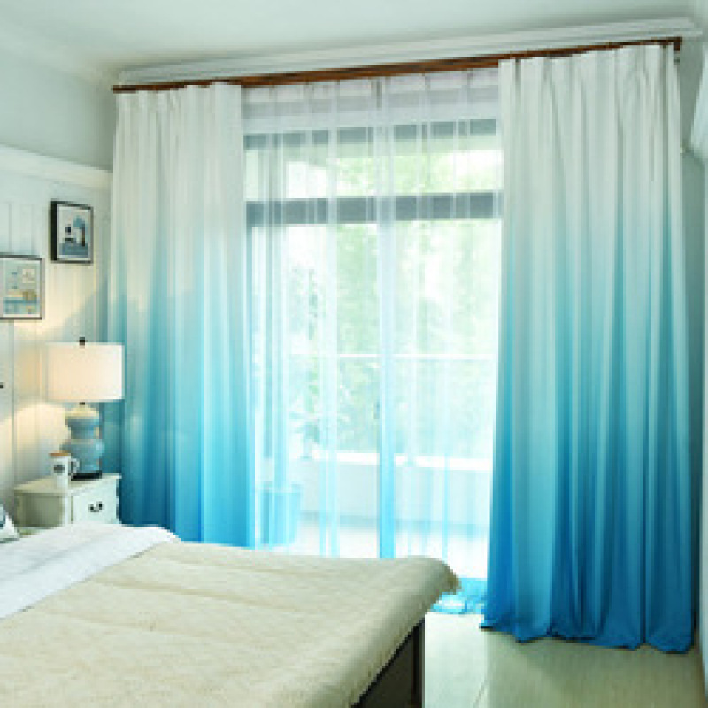 High quality gradient blue series window screen, multi-color optional solid color gradient window screen YK/
