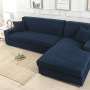 solid color corner sofa covers for living room elastic spandex slipcovers couch cover stretch sofa towel L shape