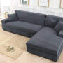 solid color corner sofa covers for living room elastic spandex slipcovers couch cover stretch sofa towel L shape