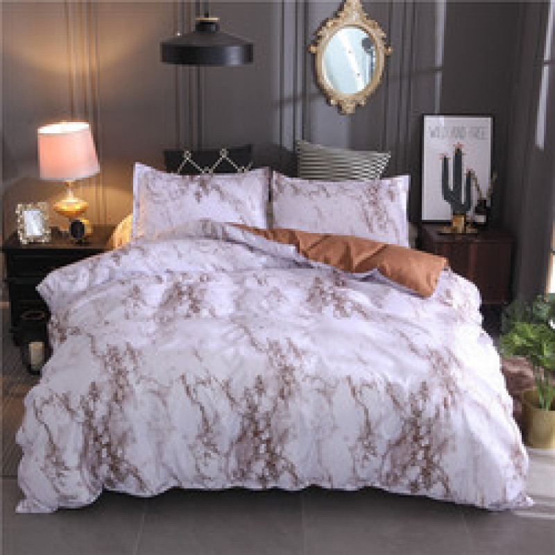 Printed Mable 3 Pcs Bedding Comforter Sets, Custom Bed Sheet Bedding Comforter Sets#