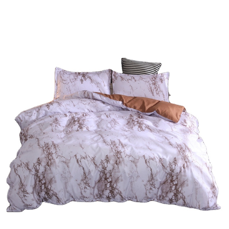 Printed Mable 3 Pcs Bedding Comforter Sets, Custom Bed Sheet Bedding Comforter Sets#
