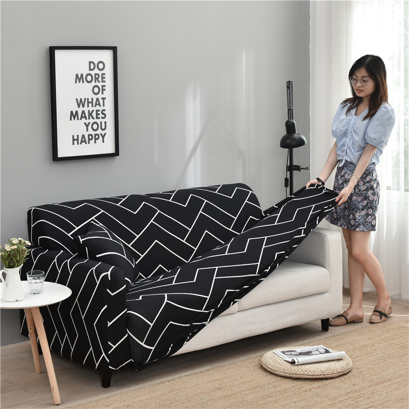 Wholesale Home Decoration Item Elastic Seat Cover For Sofa, 1/2/3/4 Seaters Sofa Slip Covers/
