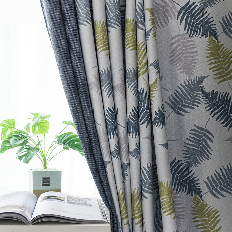 Hot Selling Luxury Chenille Blackout Curtain For Living Room/