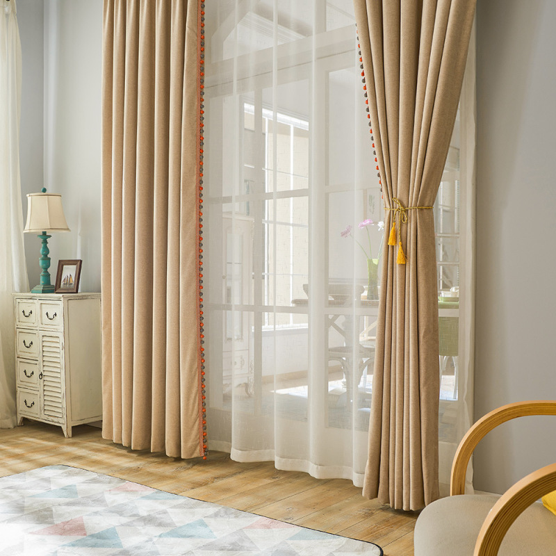 Decorativas Organza Window Patterns Home Decor Blackout Korean Curtain