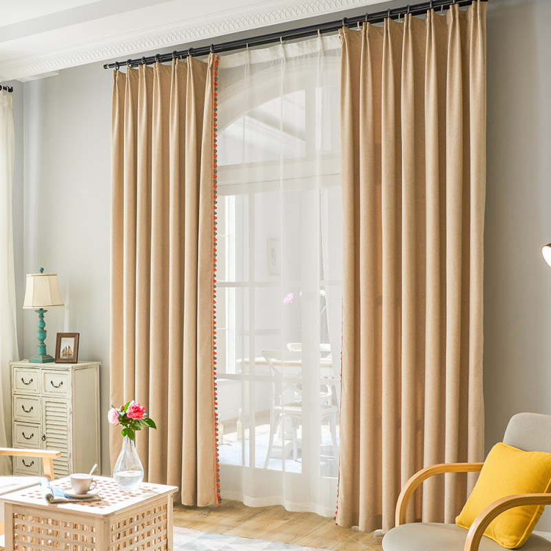 Decorativas Organza Window Patterns Home Decor Blackout Korean Curtain