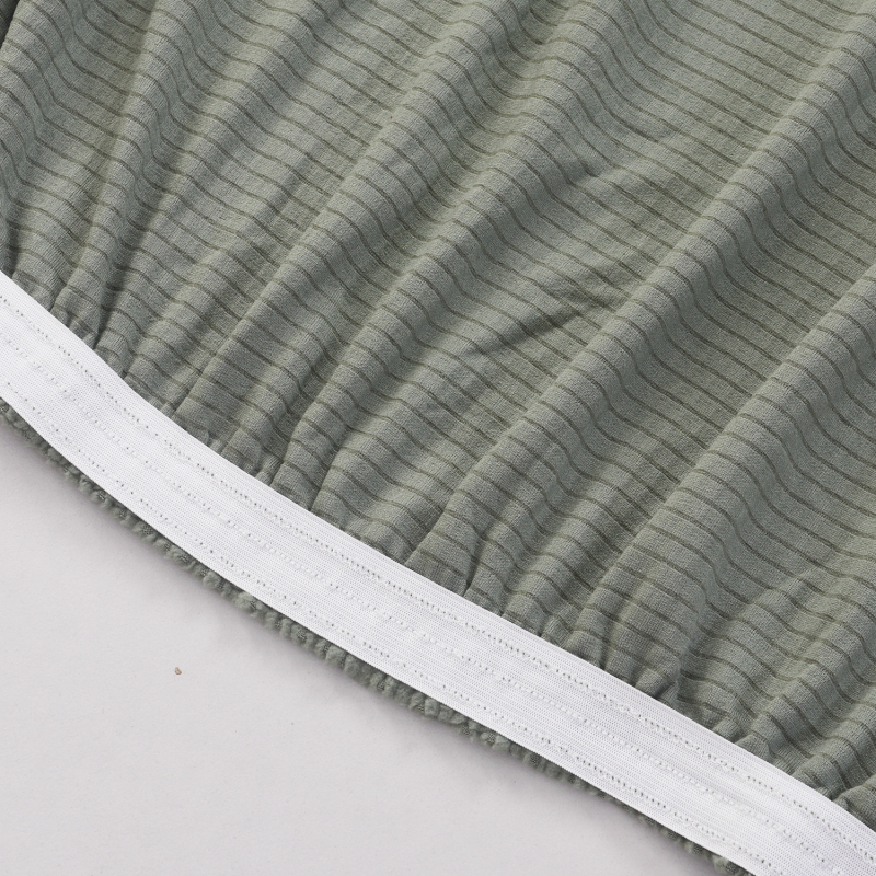 Latest Gray Green Corn Kernel Fabric Living Room Sectional Sofa Cover, Hot Sale Elastic Slipcover Home Decor Sofa Cover/