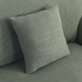 Latest Gray Green Corn Kernel Fabric Living Room Sectional Sofa Cover, Hot Sale Elastic Slipcover Home Decor Sofa Cover/