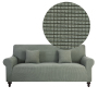 Latest Gray Green Corn Kernel Fabric Living Room Sectional Sofa Cover, Hot Sale Elastic Slipcover Home Decor Sofa Cover/