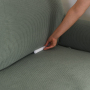 Latest Gray Green Corn Kernel Fabric Living Room Sectional Sofa Cover, Hot Sale Elastic Slipcover Home Decor Sofa Cover/