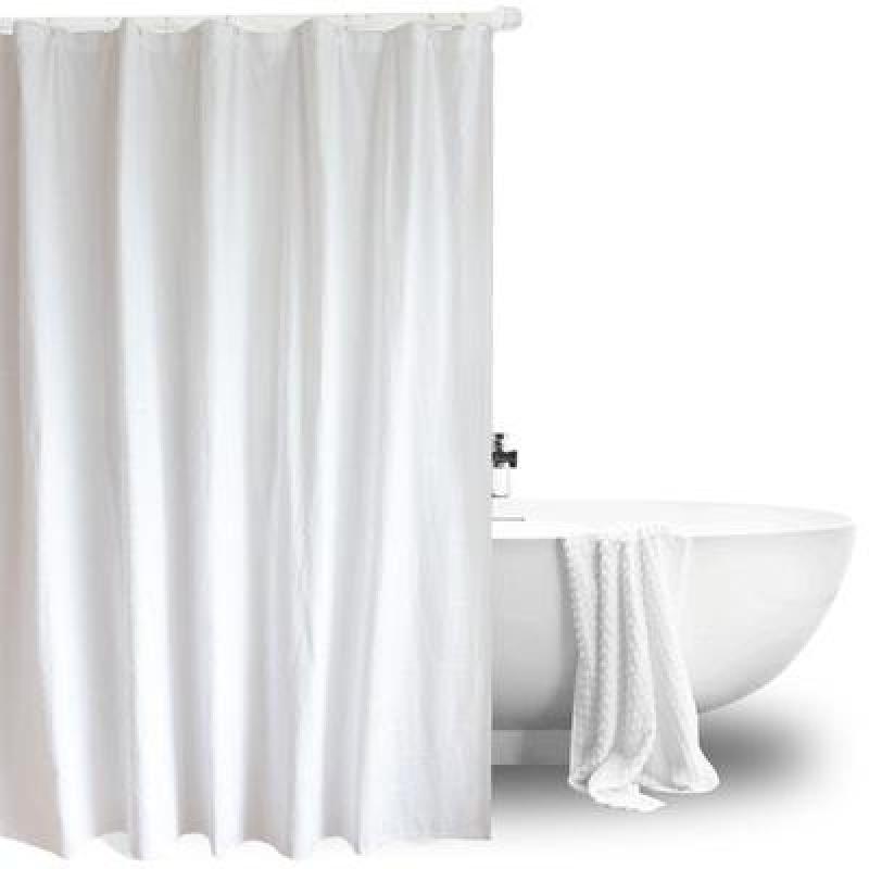 European Cotton Embroidery Shower Curtain, Waterproof Thickening Mildew Shower Curtain Partition/