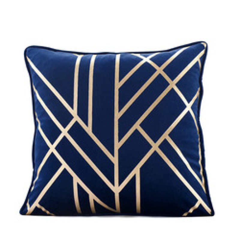 Ins Light Luxury Velvet Hot Pillow Nordic Living Room Sofa Office Nap Model Room Cushion,Knitted Cushion Cover Chair/