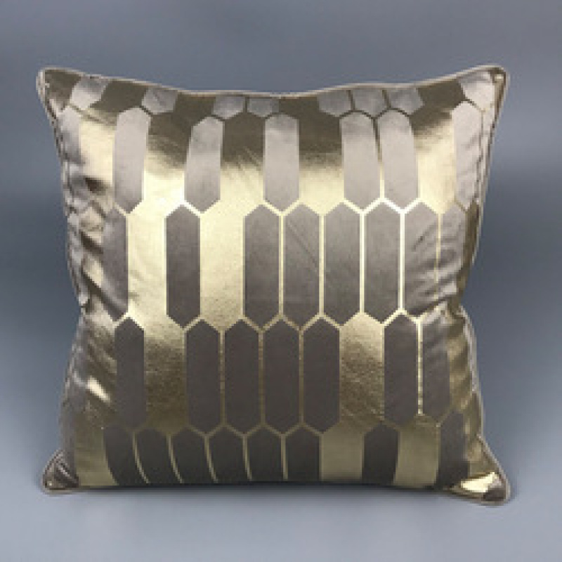 Ins Light Luxury Velvet Hot Pillow Nordic Living Room Sofa Office Nap Model Room Cushion,Knitted Cushion Cover Chair/