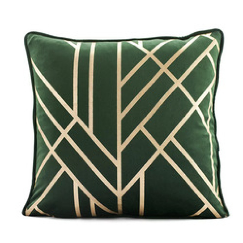 Ins Light Luxury Velvet Hot Pillow Nordic Living Room Sofa Office Nap Model Room Cushion,Knitted Cushion Cover Chair/