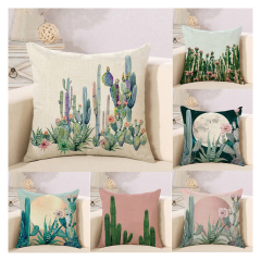 Polyester Throw Pillow Cases, Cushion Cover 50x50/